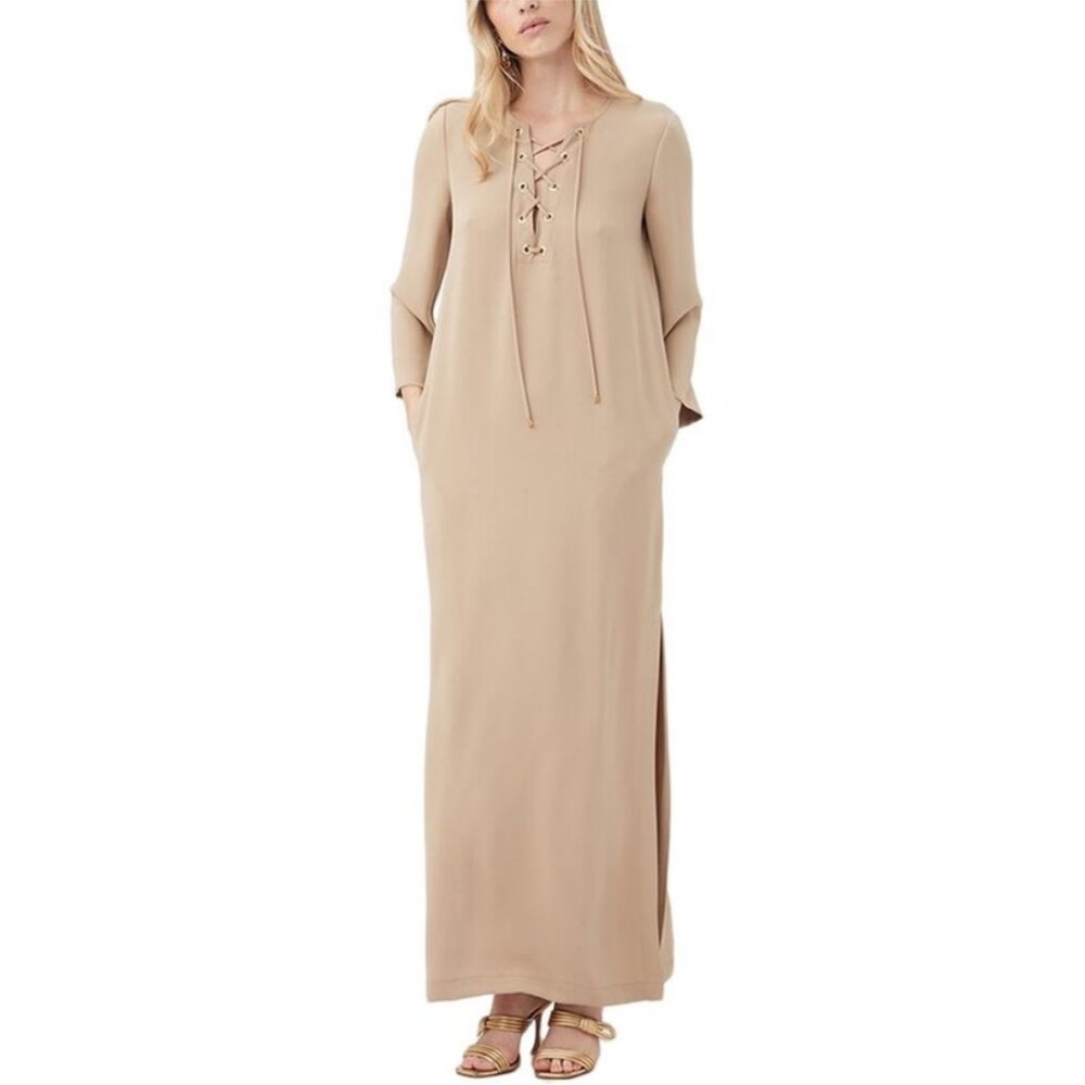 NWT • Trina Turk Womens  Catamaran Dress, Brown Size Small